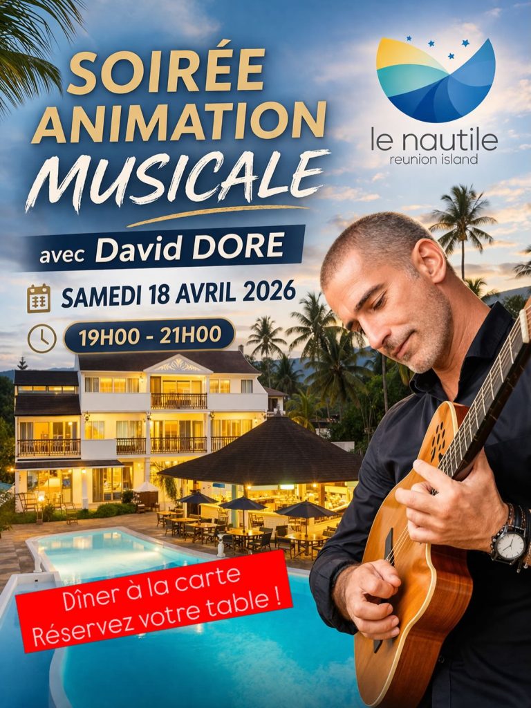 Une soirée exclusive à l&rsquo;Hôtel Le Nautile : Vivez la magie musicale de l&rsquo;Outre-mer à La Réunion
