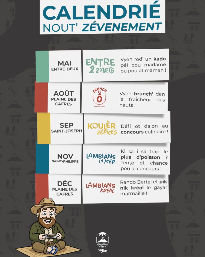 Otisud : Vivez La Réunion intensément avec Nout Zévénément