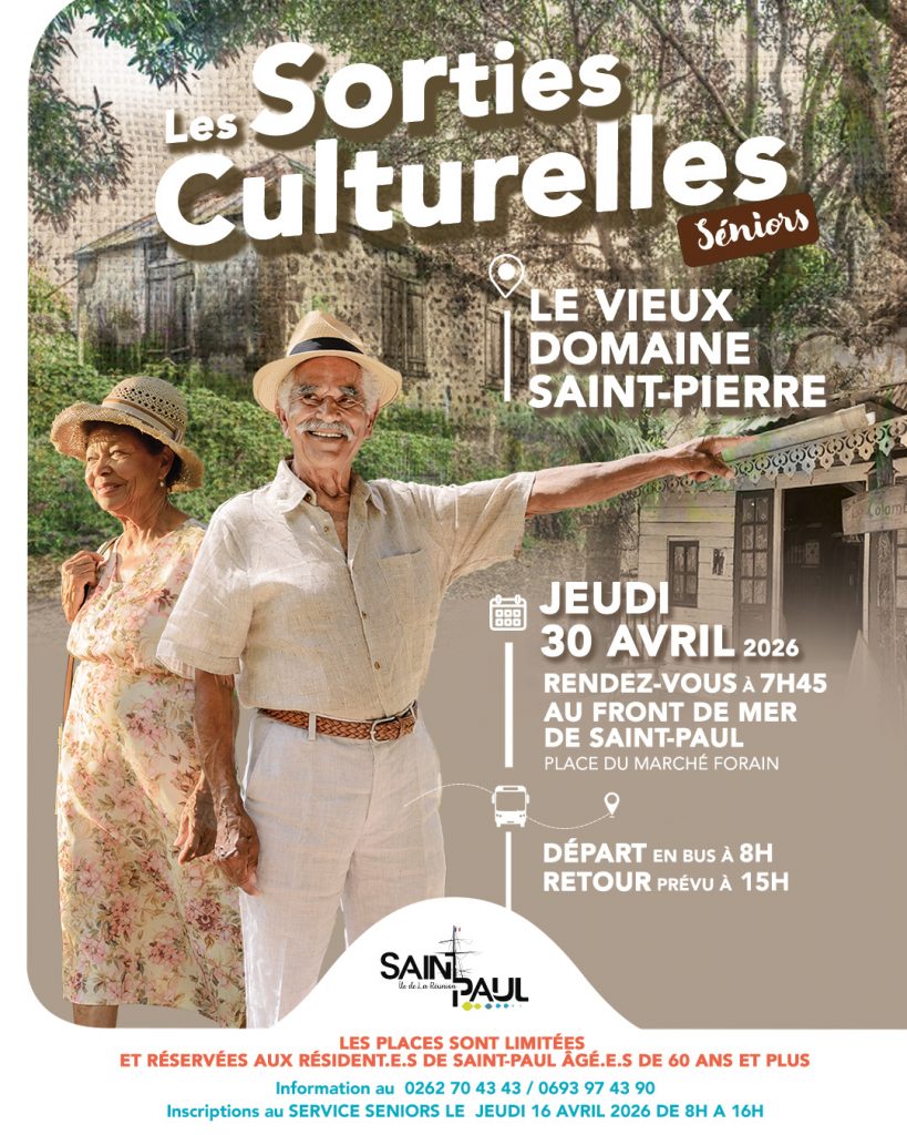 Sorties culturelles : Voyage au cœur de l&rsquo;histoire avec la Ville de Saint-Paul à La Réunion, joyau de l&rsquo;Outre-mer