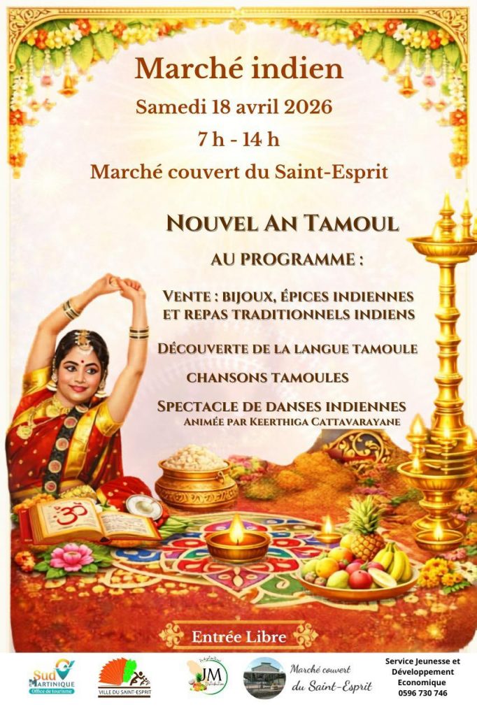 Voyage au cœur de la culture indienne : le Marché Indien de la Ville du Saint-Esprit en Martinique Outre-mer