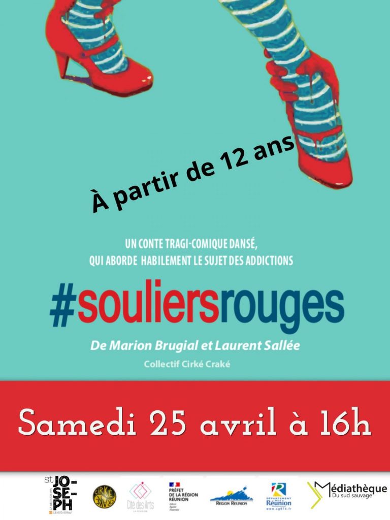 Spectacle Les Souliers Rouges à la Médiathèque du Sud Sauvage : un événement phare pour l&rsquo;Outre-mer et La Réunion