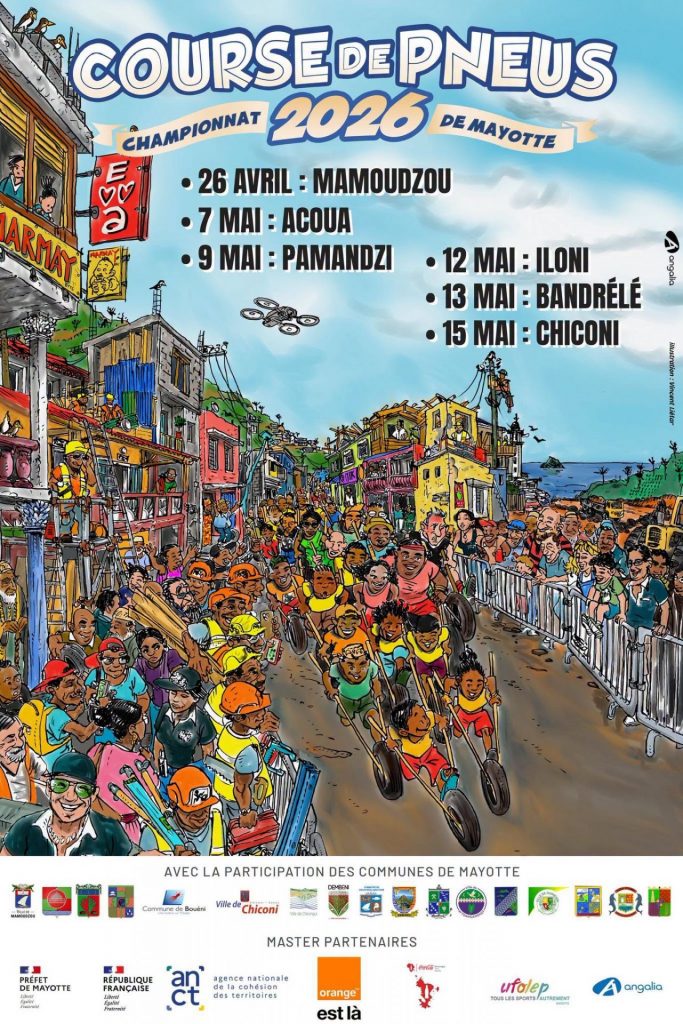 Course de pneus à la Ville de Pamandzi : vivez l&rsquo;effervescence de Mayotte en Outre-mer avec Outre-mer Tourisme