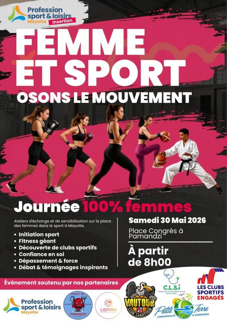 Activités sportives avec la Communauté de Communes de Petite-Terre Mayotte : la journée Femme et sport s&rsquo;installe en Outre-mer avec Outre-mer Tourisme