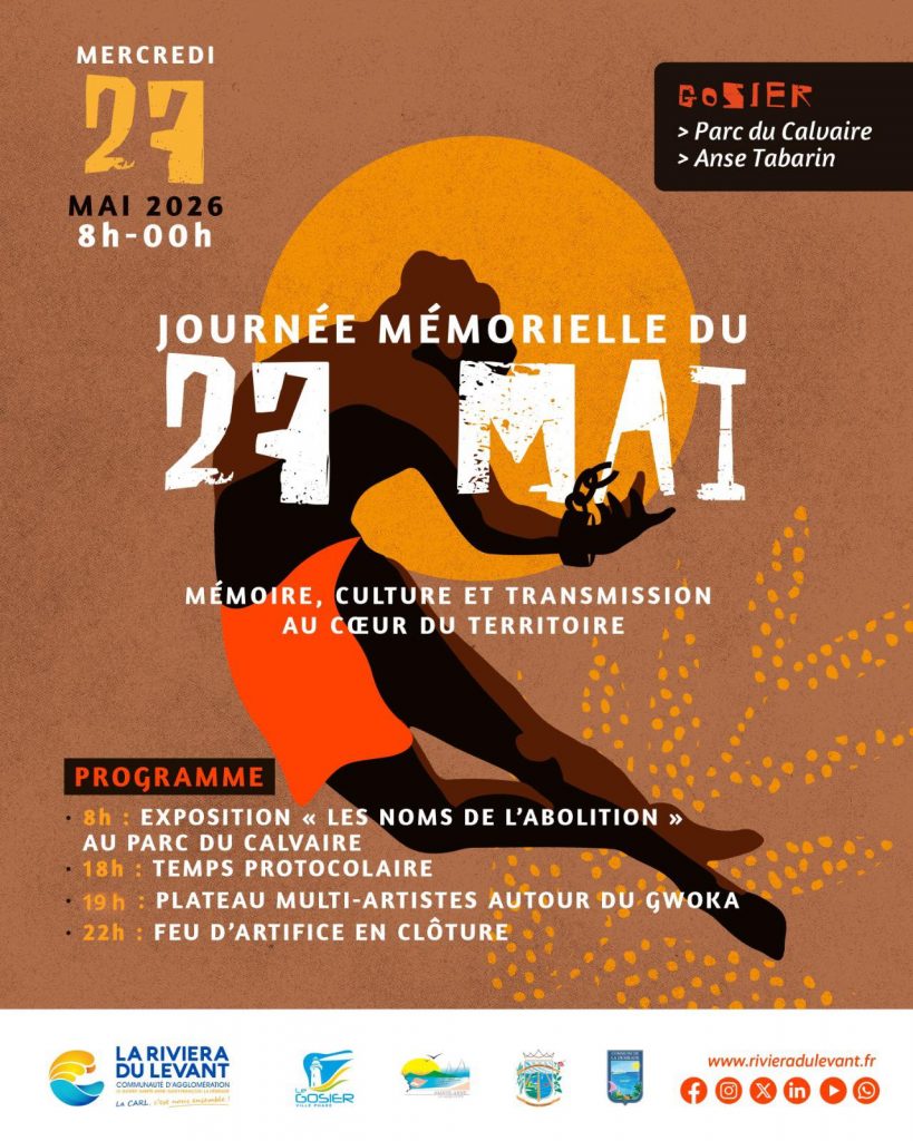 Commémoration de l&rsquo;abolition de l&rsquo;esclavage en Guadeloupe : La Communauté d&rsquo;Agglomération Riviera du Levant (CARL) honore la mémoire de l&rsquo;Outre-mer
