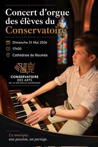 Concert d&rsquo;orgue exceptionnel en Nouvelle-Calédonie : Les élèves pianistes du Conservatoire des Arts de la Nouvelle-Calédonie s’emparent d&rsquo;un joyau d&rsquo;Outre-mer