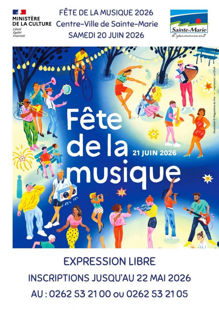 Fête de la Musique 2026 à Sainte-Marie de La Réunion : Le grand rendez-vous des talents en Outre-mer