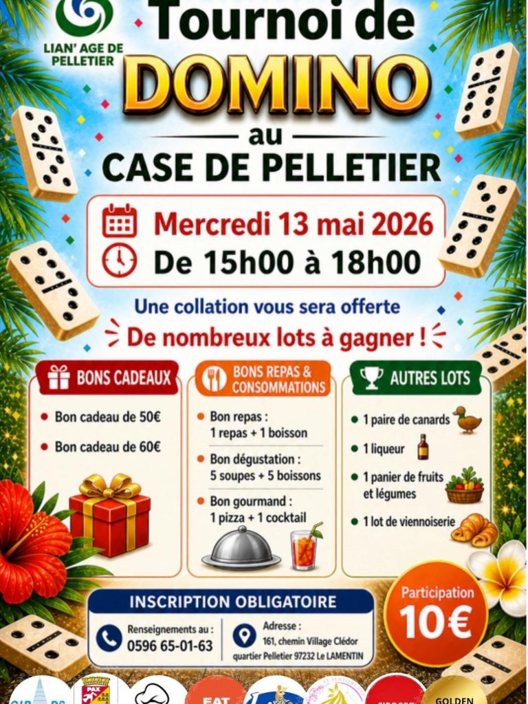 Grand Tournoi de Domino à la Ville du Lamentin en Martinique. Un Événement Phare de l&rsquo;Outre-mer