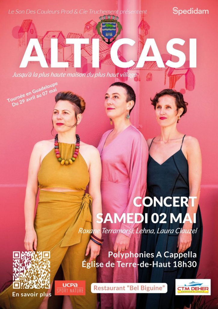 Concert de polyphonies ALTI CASI : La Ville de Terre de Haut vibre au cœur de la Guadeloupe et de l’Outre-mer