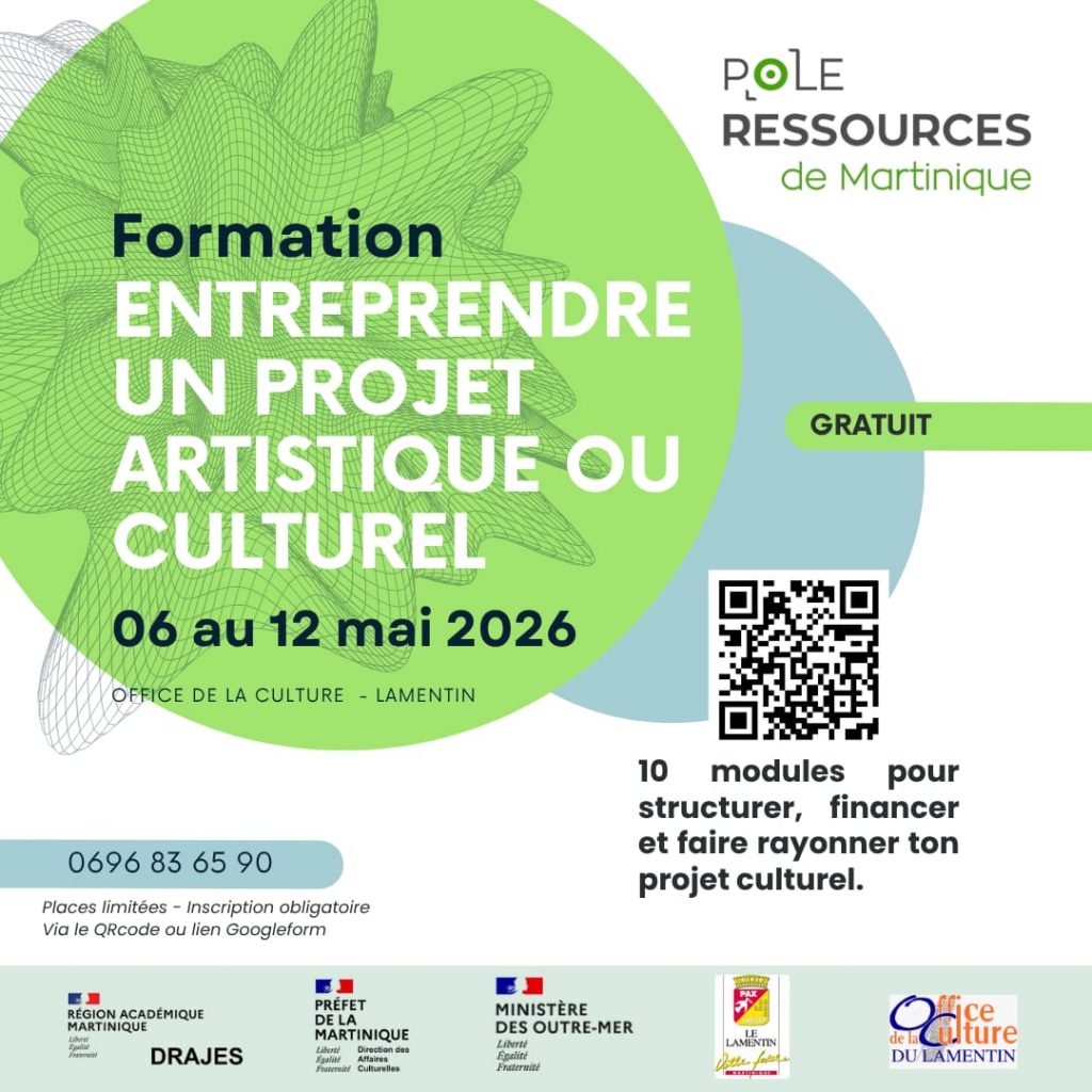 Entreprendre en Martinique : La Ville du Lamentin et l&rsquo;Office de la Culture boostent vos projets culturels en Outre-mer