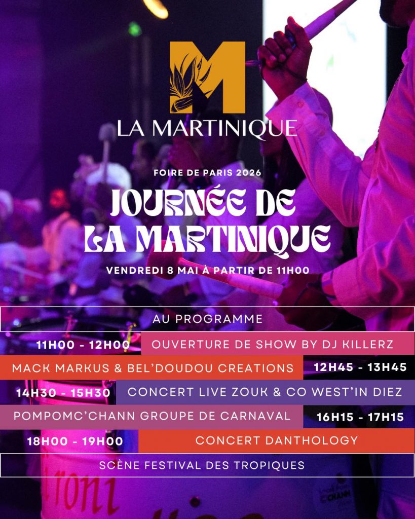 Foire de Paris 2026 : Le Comité Martiniquais du Tourisme célèbre la Martinique avec Outre-mer Tourisme