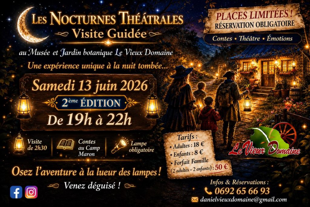 Les Nocturnes Théâtrales au Vieux Domaine : une expérience magique à La Réunion en Outre-mer