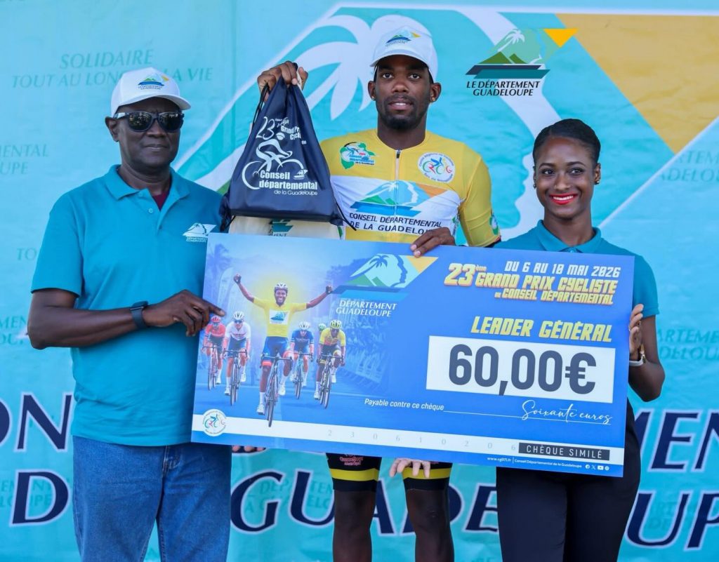 Team CCD Carène Cycling Développement : Loïc en jaune sur le Grand Prix en Guadeloupe, Outre-mer