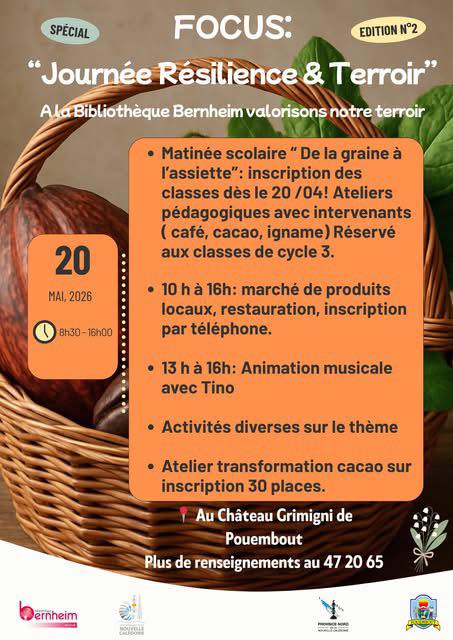 Marché des producteurs au Château Grimigni avec la Bibliothèque Bernheim Koné en Nouvelle-Calédonie, perle de l&rsquo;Outre-mer