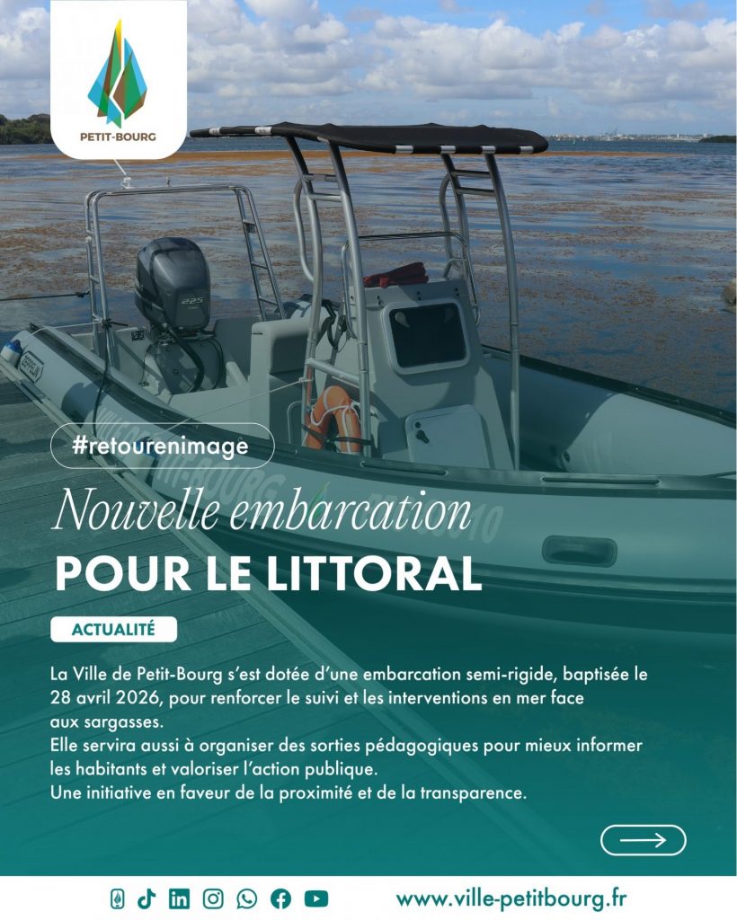 Petit-Bourg investit dans un semi-rigide pour protéger le littoral de Guadeloupe en Outre-mer