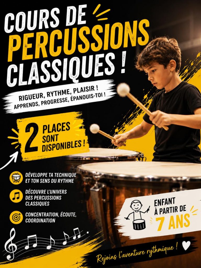 Musique en Outre-mer : Saisis les 2 dernières places en Percussions Classiques au Conservatoire des Arts de la Nouvelle-Calédonie