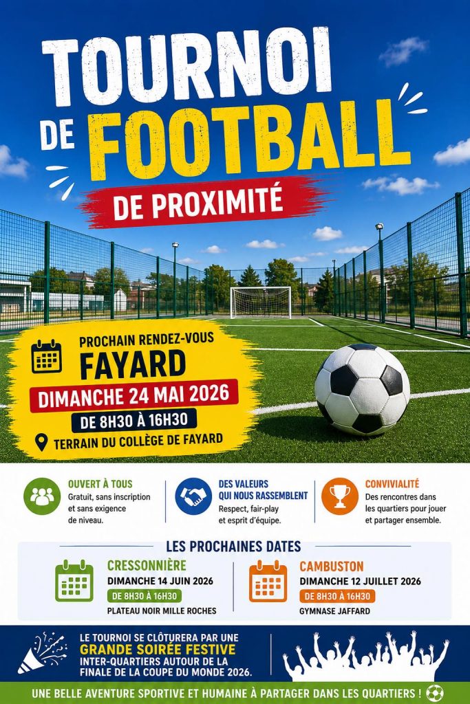 Tournoi de football de proximité à La Réunion : La Ville de Saint-André lance l&rsquo;aventure sportive en Outre-mer