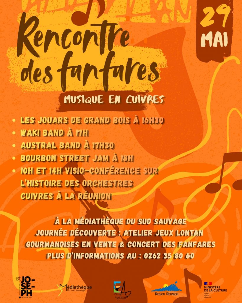 Vibrez au rythme des fanfares à La Réunion : un festival musical unique en Outre-mer avec la Médiathèque du Sud Sauvage