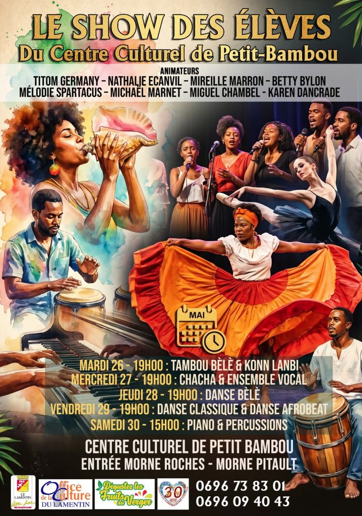 Spectacle de danse et théâtre en Outre-mer : admire les talents de la Ville du Lamentin en Martinique