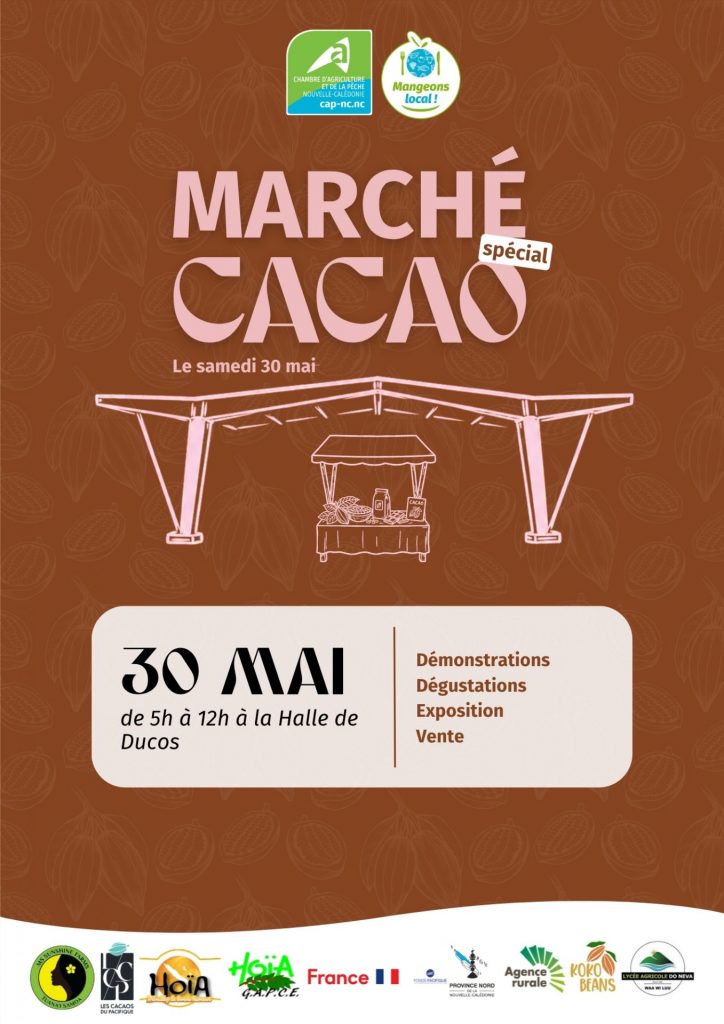 Dégustation locale : la Chambre d&rsquo;agriculture et de la pêche de Nouvelle-Calédonie lance le marché spécial cacao en Outre-mer
