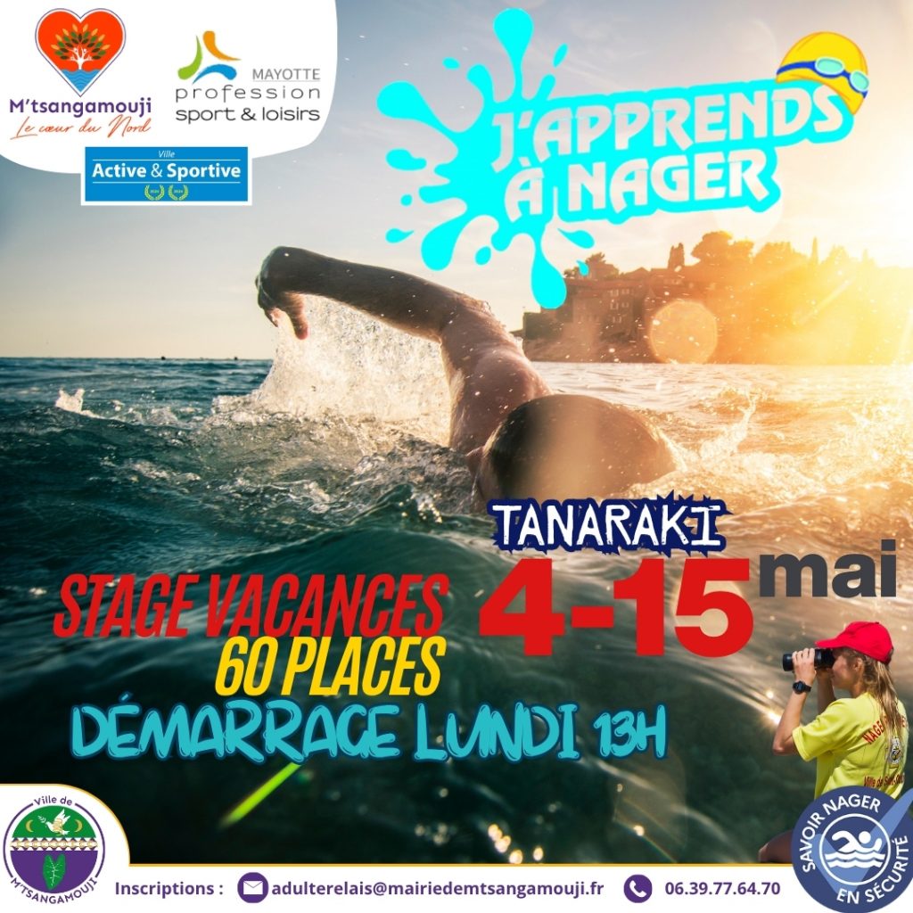 Apprendre à nager à Mayotte : la Commune de M&rsquo;tsangamouji s&rsquo;engage pour la sécurité en Outre-mer