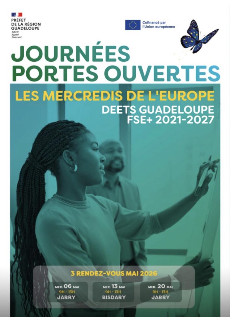 Joli Mois de l’Europe en Outre-mer : le Préfet de la Guadeloupe lance les Mercredis du FSE+
