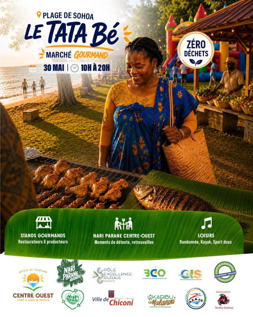 Éco-tourisme et gastronomie en Outre-mer : le guide complet du Marché Gourmand Le Tata Bé avec Tourisme Centre-Ouest – Mayotte