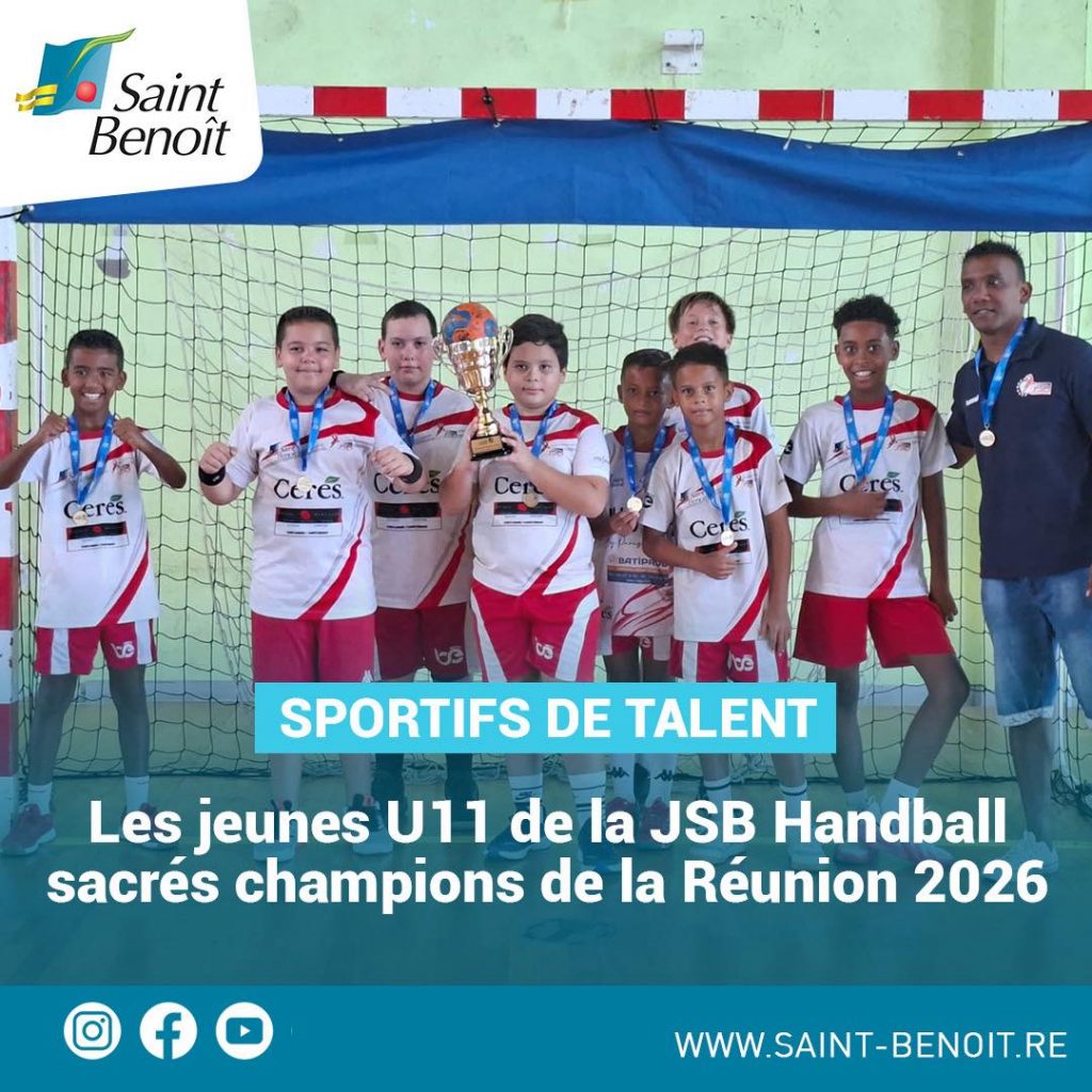 Victoire historique à La Réunion : les U11 de la Ville de Saint-Benoît sacrés champions de l&rsquo;Outre-mer