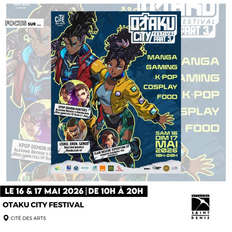 Otaku City Festival 2026 à La Réunion : l&rsquo;événement Outre-mer incontournable avec la Ville de Saint-Denis de La Réunion