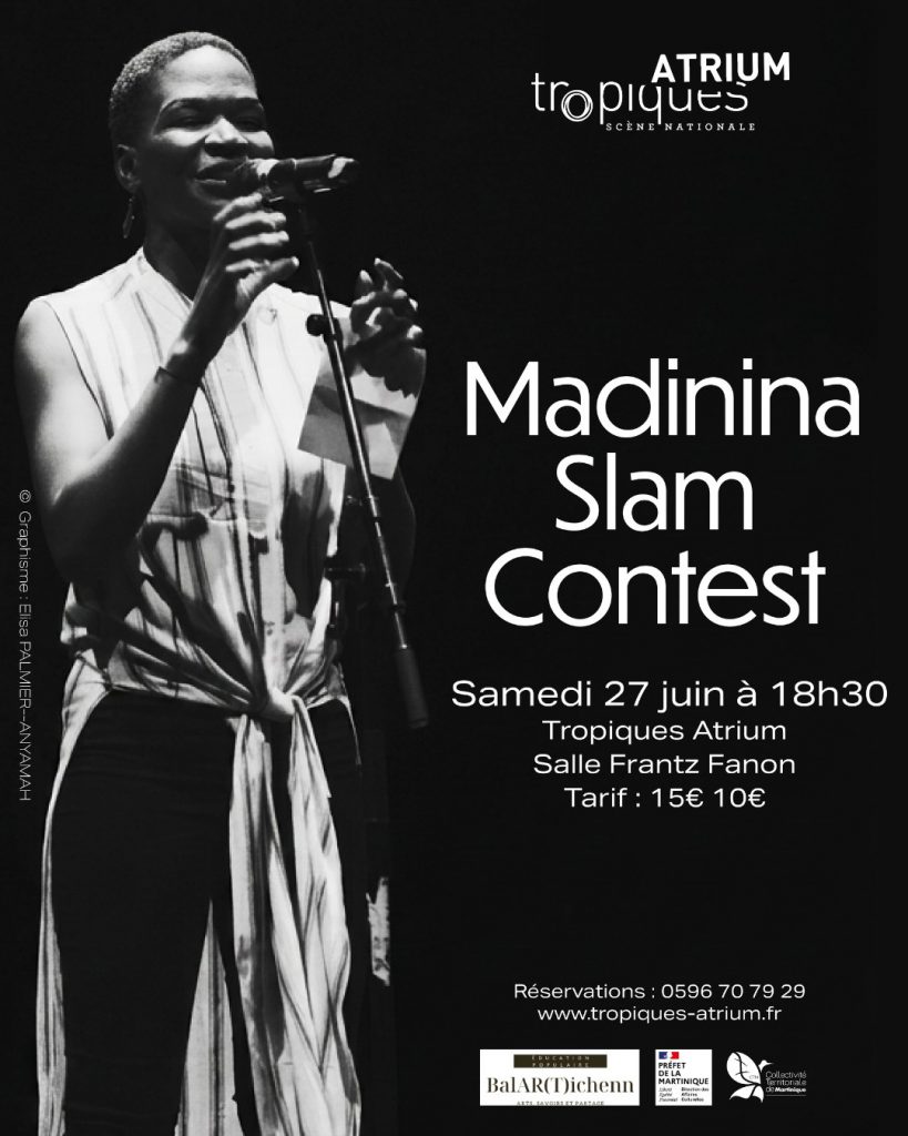 Poésie urbaine en Outre-mer : vibre au Madinina Slam Contest avec le Théâtre Martinique Tropiques Atrium de Fort-de-France