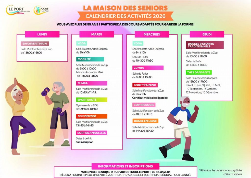 Guide et bien-être : Quelles activités pour seniors découvrir dans la Ville du Port à La Réunion, modèle de cohésion sociale en Outre-mer ?