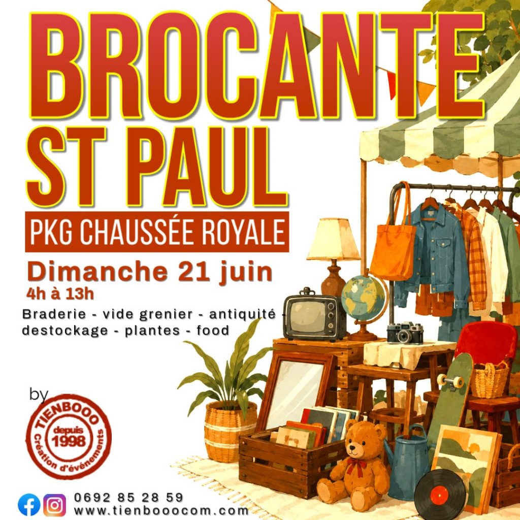 Brocante de la Fête des Pères à Saint-Paul avec Tienbooo : Le Bon Plan Chine en Outre-mer