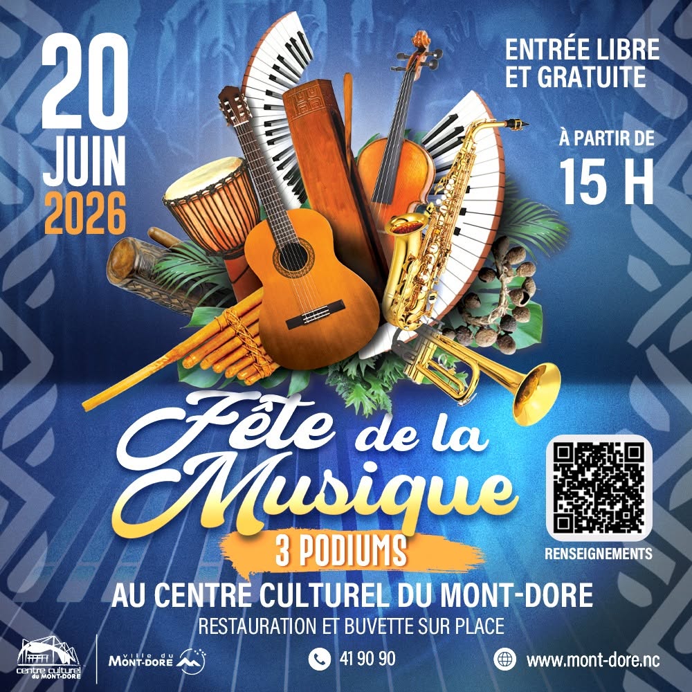 Où sortir pour la Fête de la Musique ? Célébrez la diversité culturelle dans la Ville du Mont-Dore en Nouvelle-Calédonie, l&rsquo;événement festif incontournable d&rsquo;Outre-mer