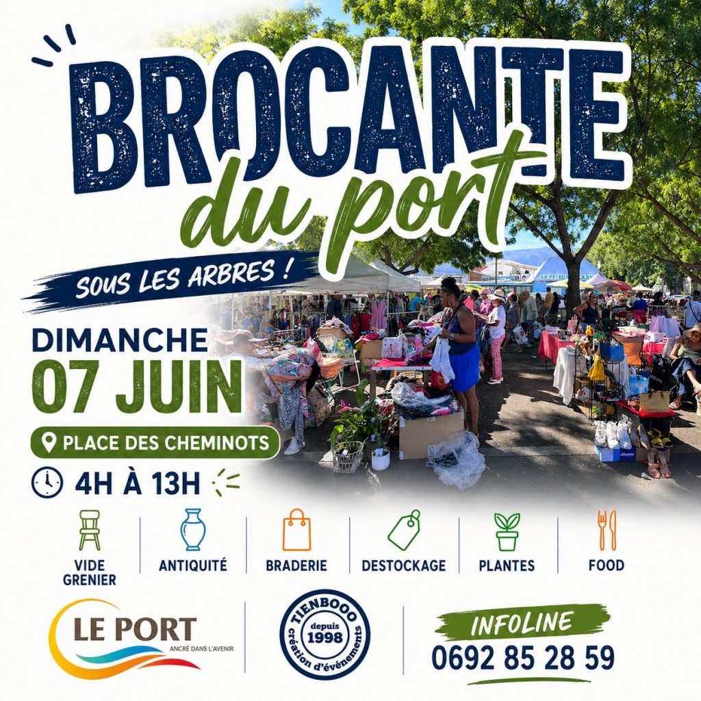 Brocante et Vide-Grenier de Tienbooo au Port : Chinez des Trésors Uniques à La Réunion en Outre-mer