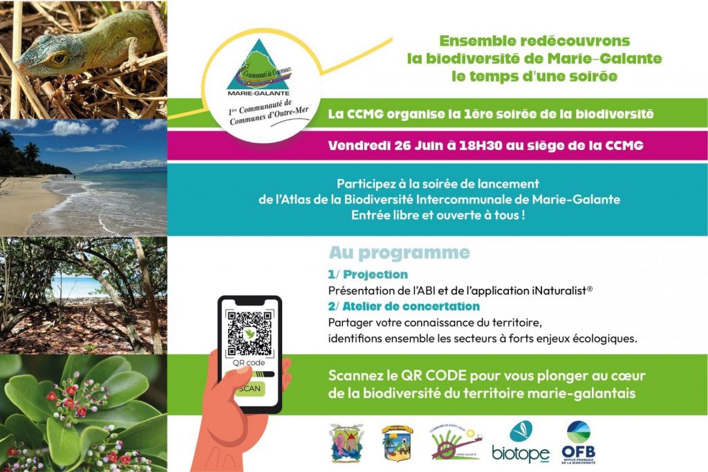 Comment découvrir la nature sauvage de Guadeloupe ? Participez à la Soirée de la Biodiversité de la Communauté de Communes de Marie-Galante en Outre-mer