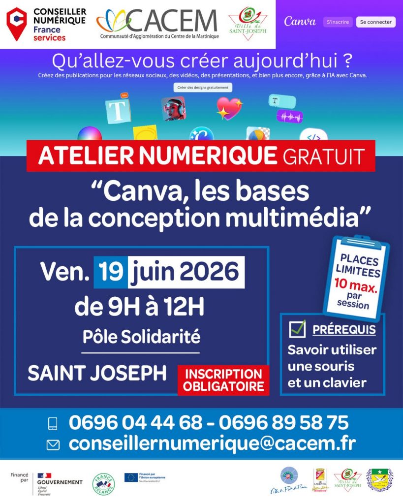Tourisme connecté et entrepreneuriat : Comment se former aux outils créatifs avec la CACEM Martinique pour briller en Outre-mer ?