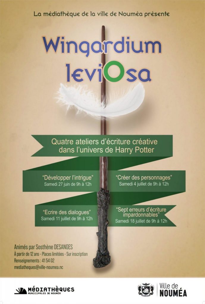Comment s&rsquo;occuper pendant les vacances à la Ville de Nouméa ? Les nouveaux ateliers Harry Potter gratuits en Nouvelle-Calédonie et Outre-mer