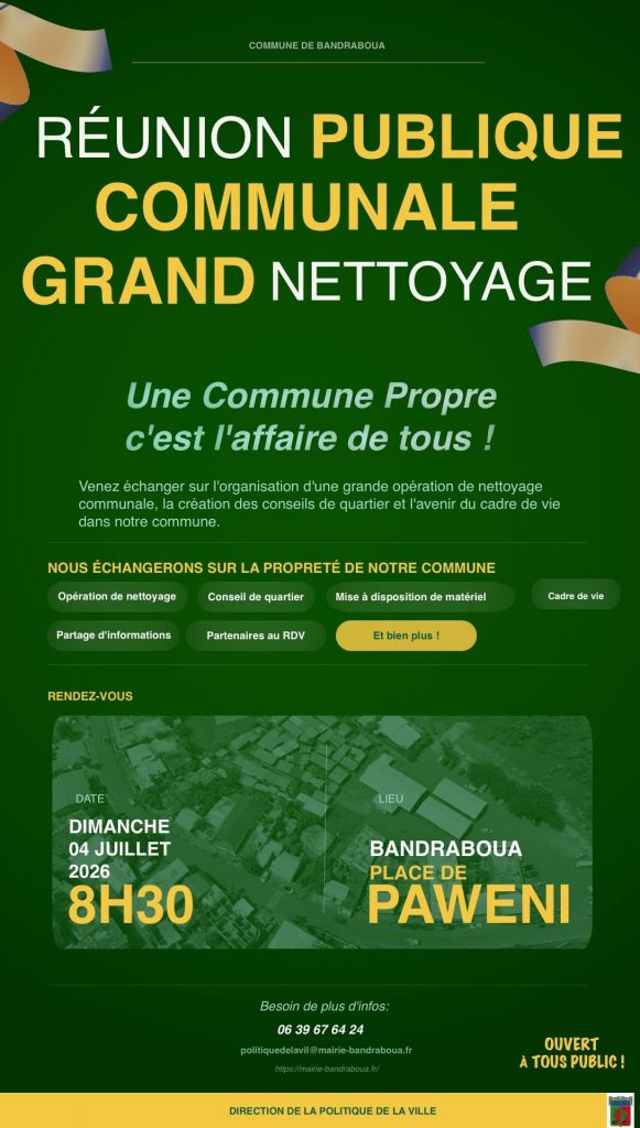 Éco-tourisme à Mayotte : Comment participer à la grande mobilisation citoyenne de la Commune de Bandraboua en Outre-mer ?