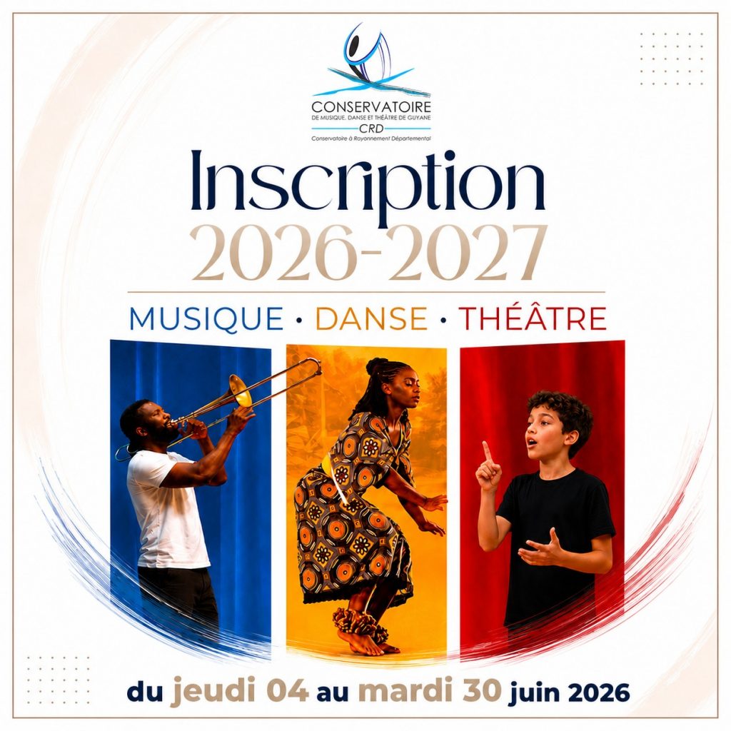 Enseignement artistique et cours de musique en Guyane : Le Conservatoire de Musique Danse et Théâtre de Guyane lance ses inscriptions pour la rentrée 2026-2027