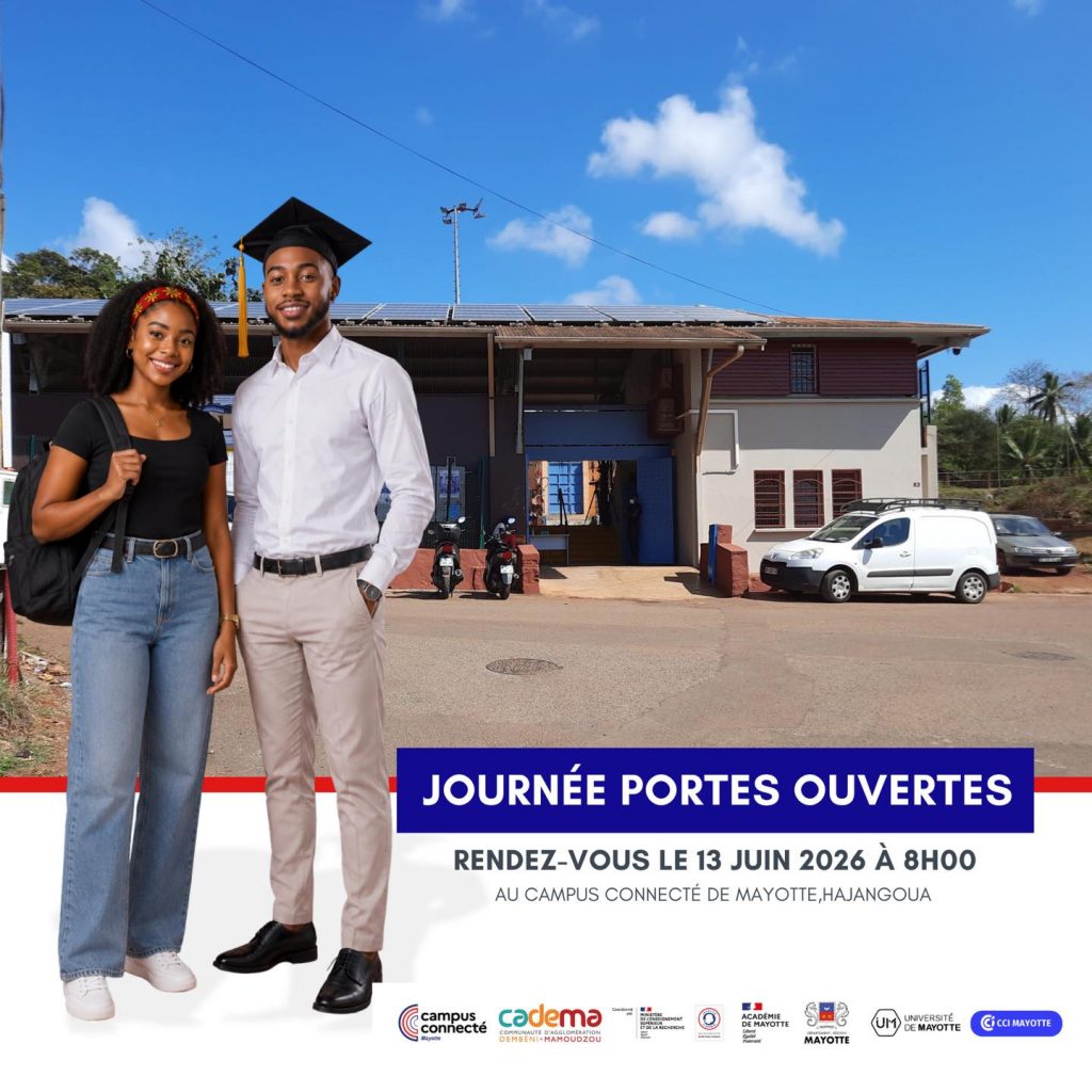 Études supérieures et Journée Portes Ouvertes à Mayotte : Le Campus Connecté booste la Communauté d&rsquo;Agglomération Dembéni Mamoudzou en Outre-mer
