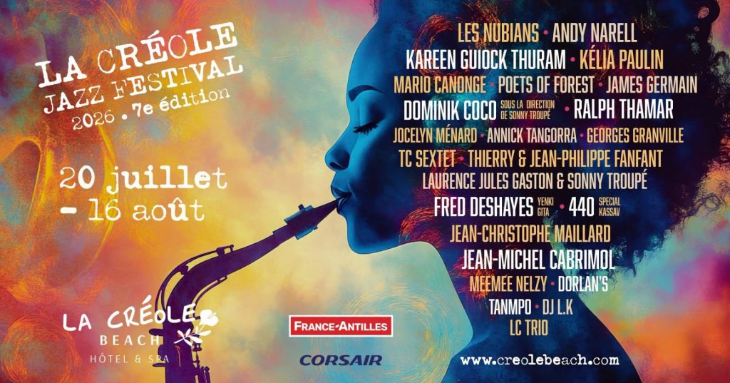 Guadeloupe : Comment vivre une expérience musicale unique cet été à La Créole Jazz Club en Outre-mer ?