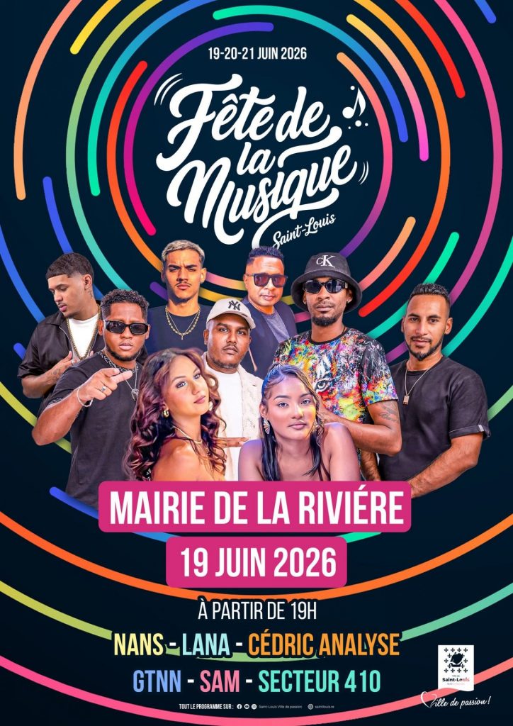 Où fêter la musique en juin ? Guide des 3 scènes festives de la Ville de Saint-Louis à La Réunion, l&rsquo;événement incontournable de l&rsquo;été en Outre-mer