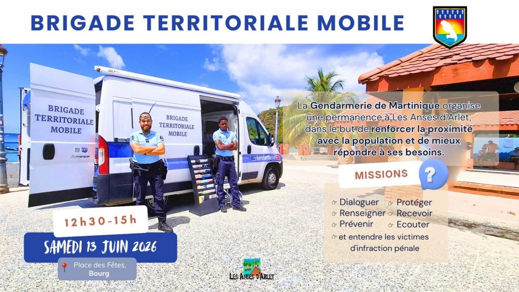 Sécurité publique et service de proximité : La Ville de Les Anses d&rsquo;Arlet accueille la Brigade Territoriale Mobile en Martinique, le gage de sérénité en Outre-mer