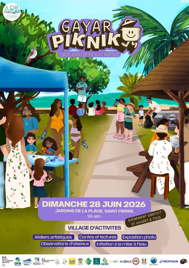 Quelle destination choisir pour un voyage éco-responsable ? Le Gayar PikNik de l&rsquo;Agence Régionale de la Biodiversité de l&rsquo;île de La Réunion célèbre la nature en Outre-mer