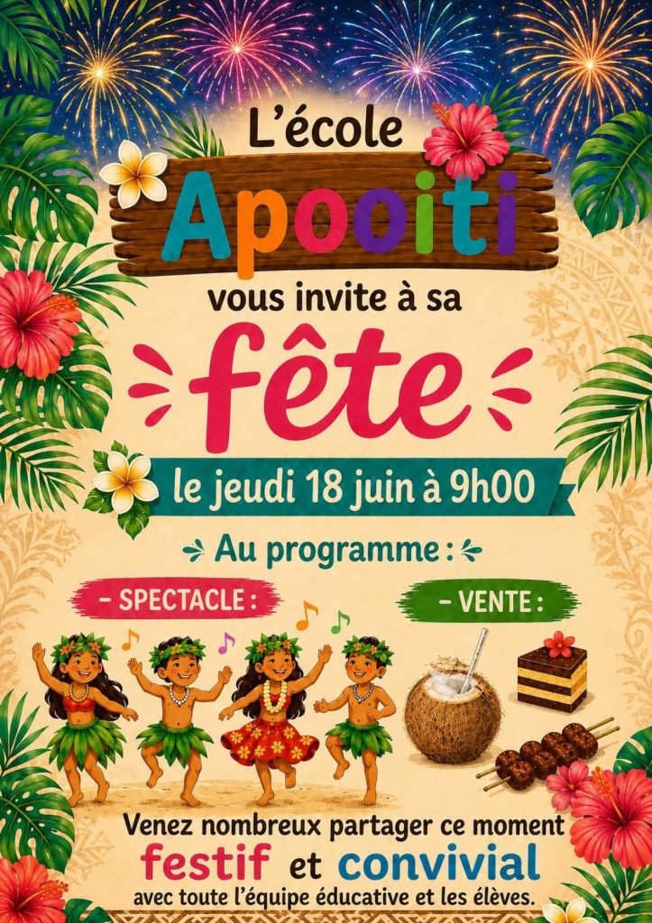 Comment vivre les festivités traditionnelles à Raiatea ? Ne manquez pas le spectacle de l&rsquo;école Apooiti dans la Commune de Uturoa en Polynésie française