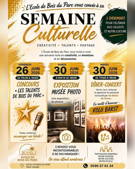 Où sortir en Martinique pour vivre la culture locale ? Évadez-vous à la semaine culturelle de la Ville de Saint-Joseph, le rendez-vous des talents en Outre-mer