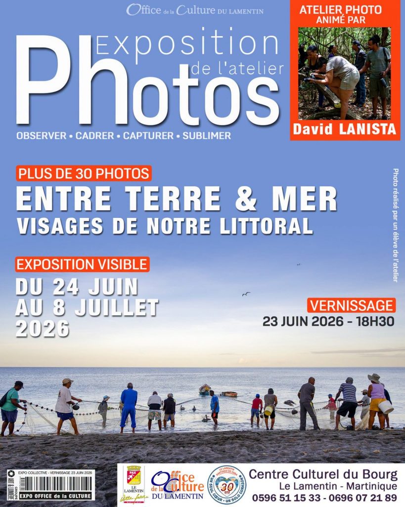 Où voir des expositions culturelles en Martinique ? Découvrez « Visages de notre littoral » de la Ville du Lamentin en Outre-mer