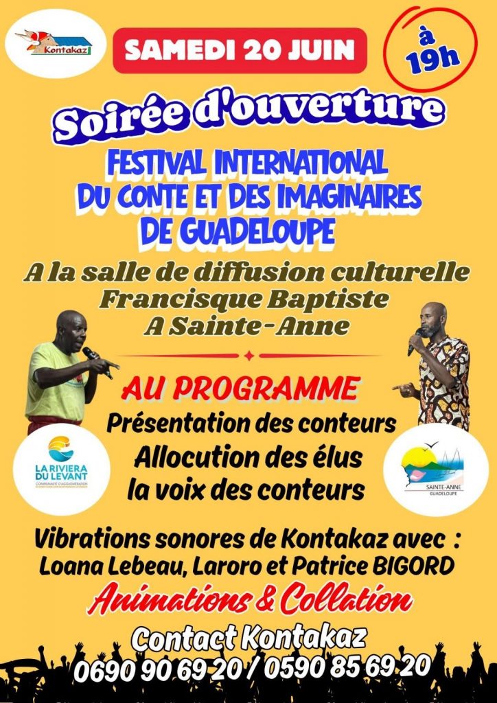 Quelles activités faire en juin ? Plongez dans la magie de la culture antillaise avec le Festival du Conte dans la Ville de Sainte-Anne en Guadeloupe, une expérience unique en Outre-mer
