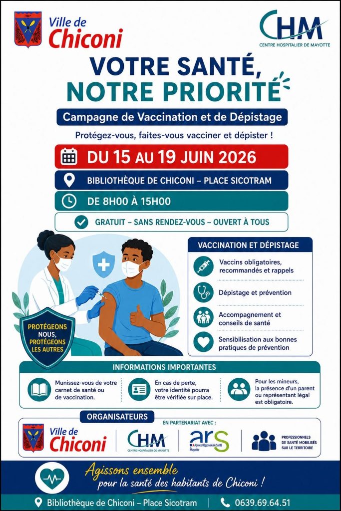 Tourisme et santé en Outre-mer : Pourquoi la Ville de Chiconi protège la population et les voyageurs à Mayotte