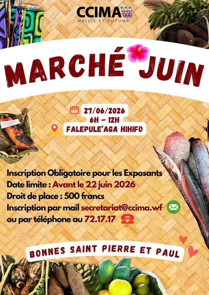 Artisanat et gastronomie en Outre-mer : Pourquoi visiter le marché de la CCIMA Wallis et Futuna à Hihifo ?