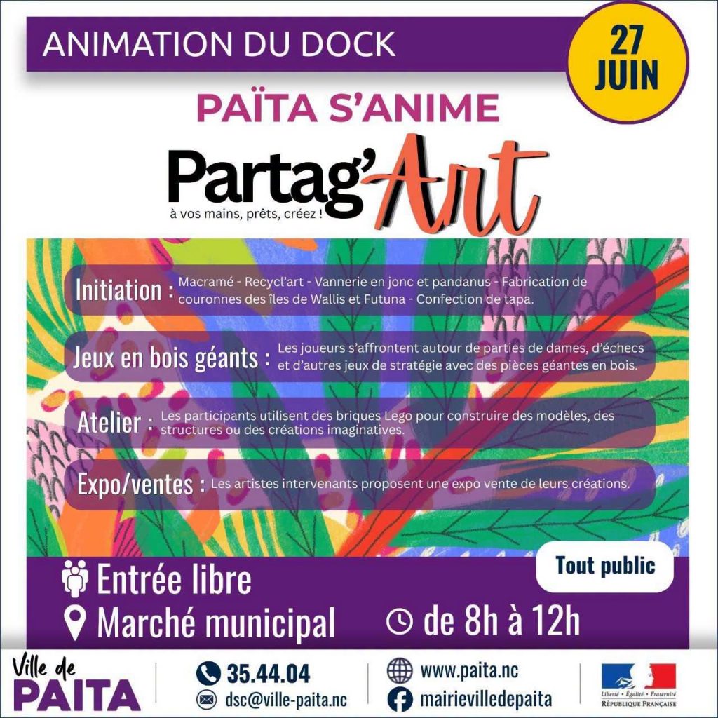 Quelles activités culturelles faire en Nouvelle-Calédonie ? Vivez l&rsquo;expérience Partag&rsquo;Art avec la Ville de Païta, perle de l&rsquo;Outre-mer